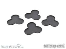 Tabletop-Art TTA501120 - Movement Tray - Flat Bases - 25mm 3s Cloud - Black (4)