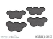 Tabletop-Art TTA501123 - Movement Tray - Flat Bases - 25mm 5s Cloud - Black (4)