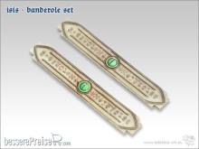 TableTop Art TTA601003 - Isis - Banderolen-Set