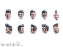 TableTop Art TTA601057 - Rockabilly Köpfe Set