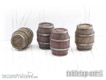 TableTop Art TTA601091 - Holzfässer Set 3 - Große Fässer (4)