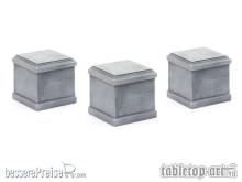 Tabletop-Art TTA610001 - Plinths - Set 2 - 25x25x25mm (3)