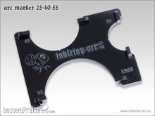 TableTop Art TTA700019 - Arc-Marker 25-40-55 Schwarz