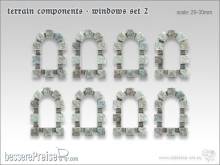 TableTop Art TTA800004 - Gelände Bauteile Fenster Set 2