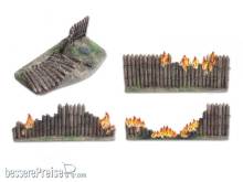 TableTop Art TTA800016 - Holzpalisade zerstört 28mm