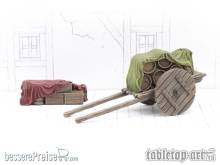 Tabletop-Art TTA800047 - Small Cart With Mixed Wares