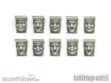 Tabletop-Art TTA800057 - Facade Decoration - Mascaron Set 4 - Human Faces (10)