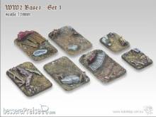 TableTop Art TTAFGM019 - WW2 Bases - Set1 15mm