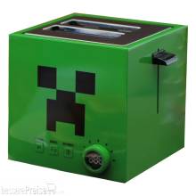 Ukonic UKNC17653 - Minecraft Toaster Green Creeper Cube