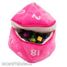 Ultra Pro Neu UP16036 - UP - D20 Plush Dice Bag - Hot Pink