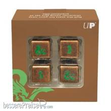 Ultra Pro Neu UP18783 - UP - Heavy Metal Feywild Copper and Green D6 Dice Set (4ct) for Dungeons & Dragons