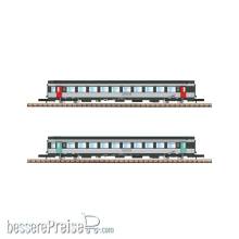 Azar Models V01-CP1 - Set mit 2 CORAIL SNCF Personenwagen x2 – Nouvelle-Deco-Lackierung – 1. Klasse + 2. Klasse