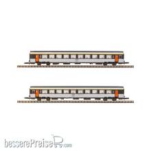 Azar Models V01-OR1 - Azar Models V01-OR1 - Personenwagenset CORAIL Vtu 2x 1. Klasse