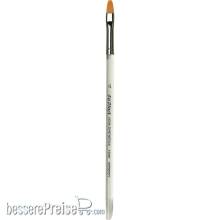 da Vinci VA-12200_6 - Nailpinsel flach, elastische goldfarbene Synthetikfasern Größe 6 Serie 12200