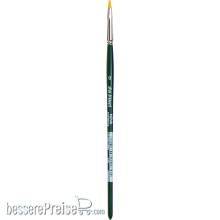 da Vinci VA-122_0 - NOVA-Hobbypinsel flach, extrafeine goldfarbene Synthetikfasern Größe 0 Serie 122