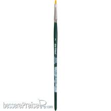 da Vinci VA-122_1 - NOVA-Hobbypinsel flach, extrafeine goldfarbene Synthetikfasern Größe 1 Serie 122
