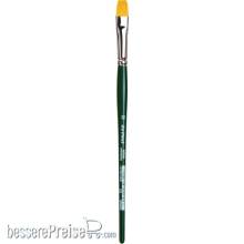 da Vinci VA-122_12 - NOVA-Hobbypinsel flach, extrafeine goldfarbene Synthetikfasern Größe 12 Serie 122