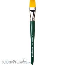 da Vinci VA-122_24 - NOVA-Hobbypinsel flach, extrafeine goldfarbene Synthetikfasern Größe 24 Serie 122