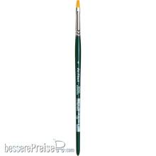 da Vinci VA-122_4 - NOVA-Hobbypinsel flach, extrafeine goldfarbene Synthetikfasern Größe 4 Serie 122