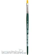 da Vinci VA-122_6 - NOVA-Hobbypinsel flach, extrafeine goldfarbene Synthetikfasern Größe 6 Serie 122