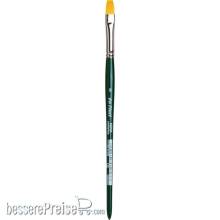 da Vinci VA-122_8 - NOVA-Hobbypinsel flach, extrafeine goldfarbene Synthetikfasern Größe 8 Serie 122