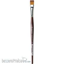 da Vinci VA-1381_12 - VARIO-TIP Effektpinsel flach, bordeauxfarbene Esagonalstiele Größe 12 Serie 1381