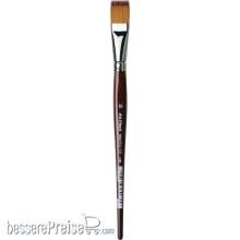 da Vinci VA-1381_16 - VARIO-TIP Effektpinsel flach, bordeauxfarbene Esagonalstiele Größe 16 Serie 1381