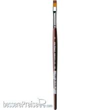 da Vinci VA-1381_8 - VARIO-TIP Effektpinsel flach, bordeauxfarbene Esagonalstiele Größe 8 Serie 1381