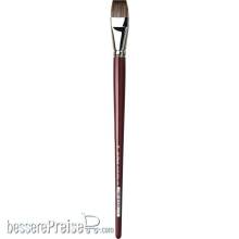 da Vinci VA-1840_22 - BLACK SABLE Ölmalpinsel, flach, russische Iltishaare Größe 22 Serie 1840
