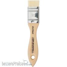 da Vinci VA-2473_25 - Breite Borstpinsel, extrakurz gefasste, weiße Chinaborsten Größe 25 Serie 2473