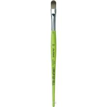 da Vinci VA-375_10 - FIT SYNTHETICS, Katzenzungenfaçon, graue, geschmeidige Synthetikfasern - Serie 375 Größe 10