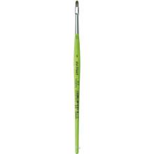 da Vinci VA-375_4 - FIT SYNTHETICS, Katzenzungenfaçon, graue, geschmeidige Synthetikfasern - Serie 375 Größe 4