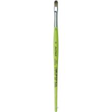 da Vinci VA-375_6 - FIT SYNTHETICS, Katzenzungenfaçon, graue, geschmeidige Synthetikfasern - Serie 375 Größe 6