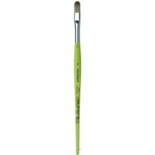 da Vinci VA-375_8 - FIT SYNTHETICS, Katzenzungenfaçon, graue, geschmeidige Synthetikfasern - Serie 375 Größe 8