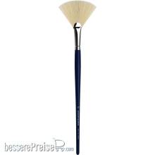 da Vinci VA-403_12 - Borst-Fächerpinsel, weiße Borsten, extra kurz gefasst Größe 12 Serie 403