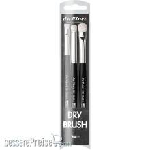 da Vinci VA-4179_0 - DRY BRUSH Set 140 No. 6, 143 No. 12, 145 No. 10 Größe 0 Serie 4179