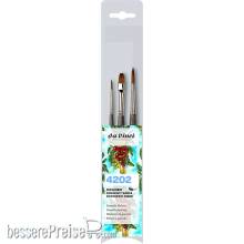 da Vinci VA-4202_0 - COLINEO Gouache-Malpinselset 5522 No. 2 + 6, 5822 No. 8 Serie 4202