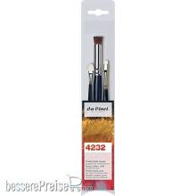 da Vinci VA-4232_0 - Pastellpinselset 132 No. 8, 1005, 1015 No. 6 Serie 4232