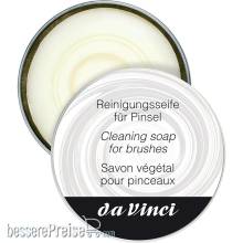 da Vinci VA-4433_0 - KERNSEIFE - zur Reinigung und Pflege des Pinselkopfes, 85 g in praktischer Metallrunddose Größe 0 Serie 4433