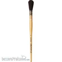 da Vinci VA-450_6 - Aufholzpinsel, oval gearbeitet, schwarze Ziegenhaare Größe 6 Serie 450
