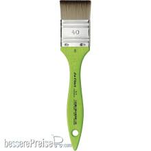 da Vinci VA-5073_40 - FIT SYNTHETICS, Breite Pinsel, graue Synthetikfasern, kurz gefasst Größe 40 Serie 5073