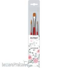 da Vinci VA-5389_0 - Pinsel-Set für Watercolor, 5580 No. 3 + 6, 5880 No. 12 Serie 5389