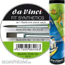 da Vinci VA-5410_0 - Geschenkdose FIT SYNTHETICS 373 No. 0 + 4 + 8, 374 No. 4 + 6 + 10 Größe 0 Serie 5410