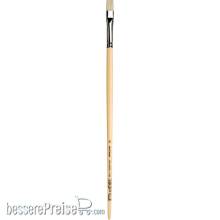 da Vinci VA-7182_12 - TOP-ACRYL Pinsel, flach, weiße Synthetikfasern Größe 12 Serie 7182