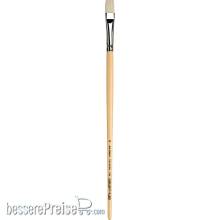 da Vinci VA-7182_14 - TOP-ACRYL Pinsel, flach, weiße Synthetikfasern Größe 14 Serie 7182