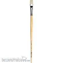 da Vinci VA-7182_16 - TOP-ACRYL Pinsel, flach, weiße Synthetikfasern Größe 16 Serie 7182