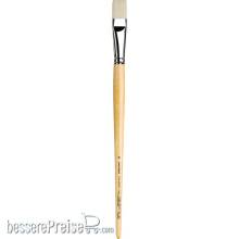 da Vinci VA-7182_22 - TOP-ACRYL Pinsel, flach, weiße Synthetikfasern Größe 22 Serie 7182