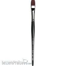 da Vinci VA-7185K_16 - TOP-ACRYL Pinsel, mittellang, flach, kurze schwarzpolierte Stiele Größe 16 Serie 7185K