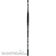 da Vinci VA-7185K_2 - TOP-ACRYL Pinsel, mittellang, flach, kurze schwarzpolierte Stiele Größe 2 Serie 7185K