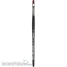 da Vinci VA-7185K_4 - TOP-ACRYL Pinsel, mittellang, flach, kurze schwarzpolierte Stiele Größe 4 Serie 7185K